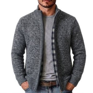 Alternative view of Men's Casual Loose-fit Knitted Cardigan